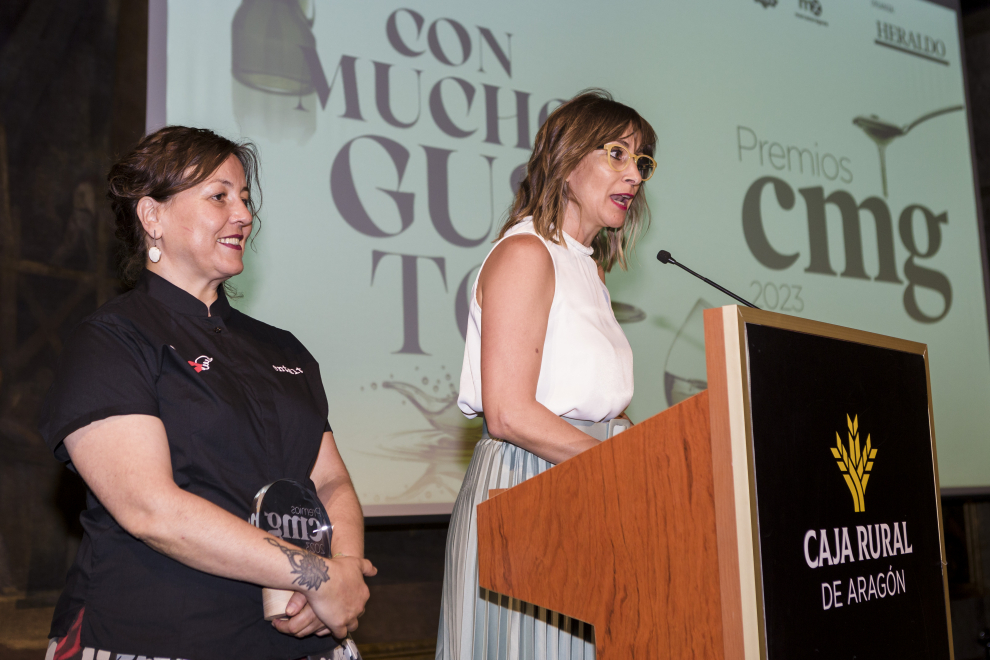 Manuela delgado agradece el Premio de innovacion