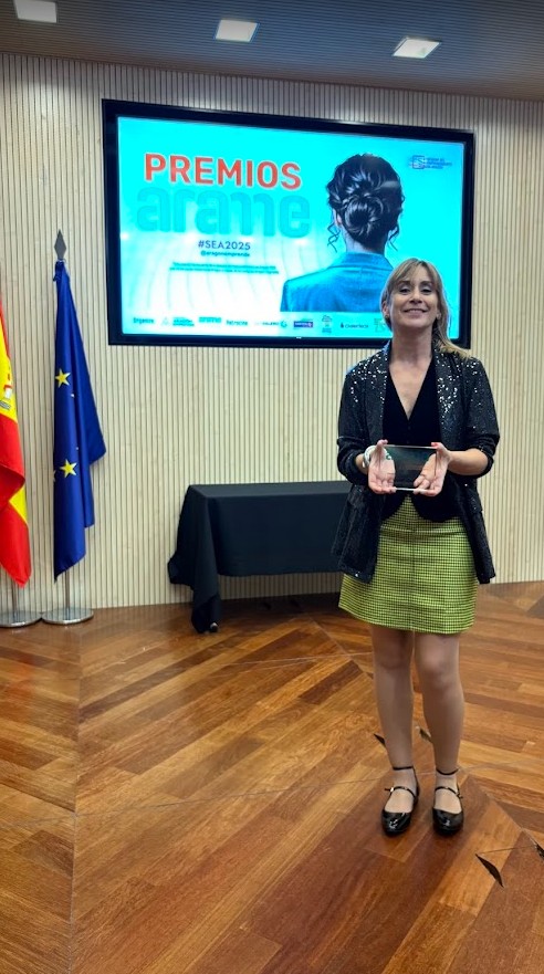 Manuela Delgado finalista en los Premios a la Innovacion y creatividad ARAME 2025